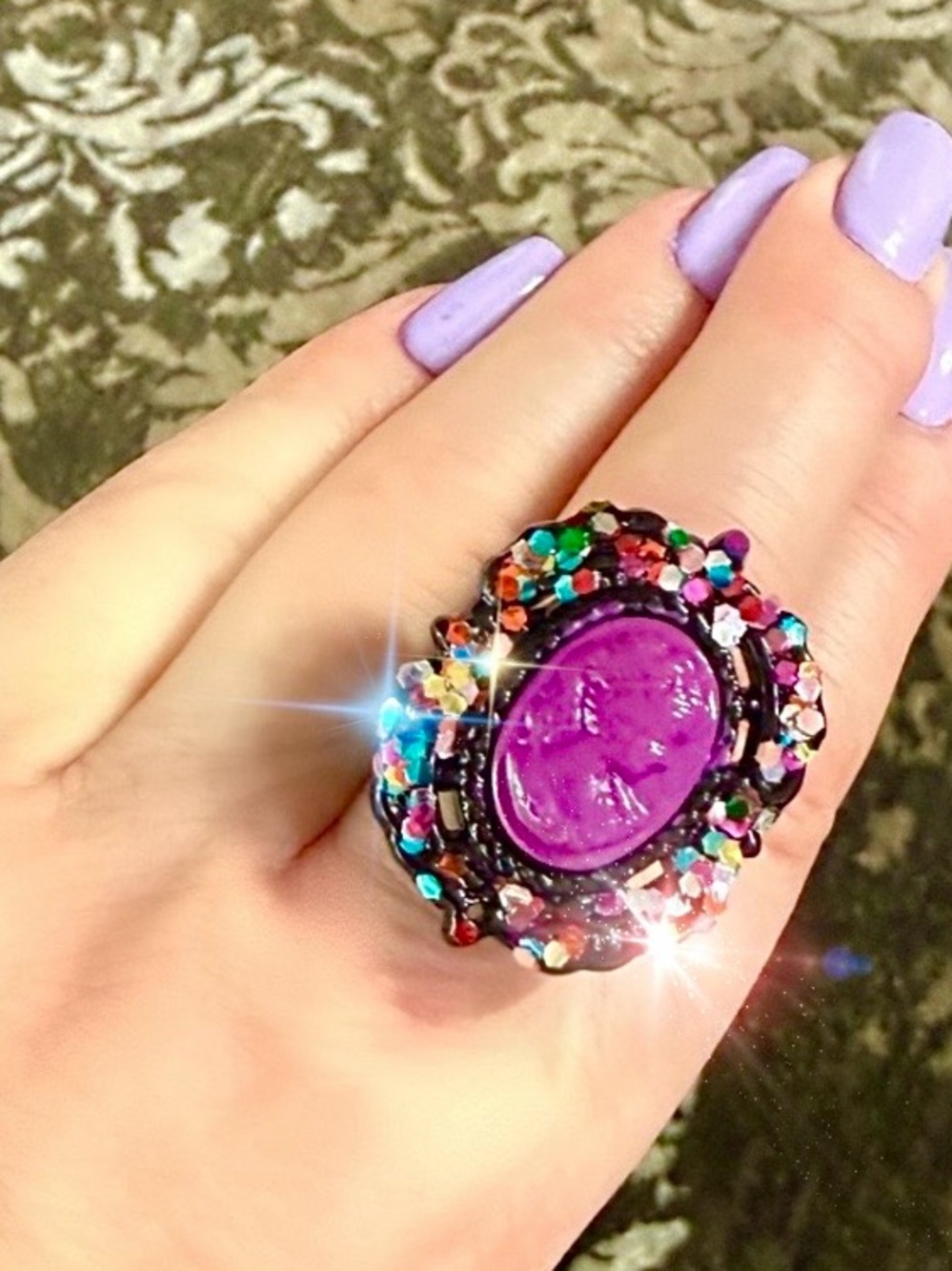 Confetti Cameo - Ring